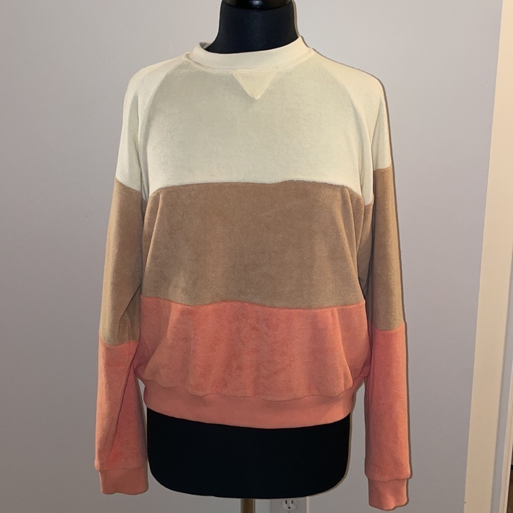 DONNI Tricrew Terrycloth Sweatshirt size - S